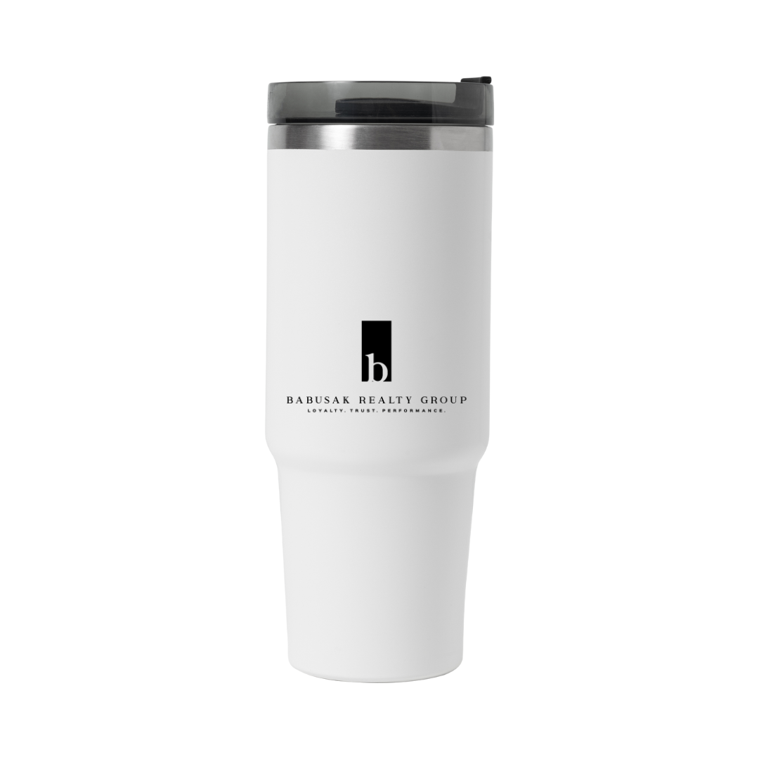 White Tumbler with BRG Logo